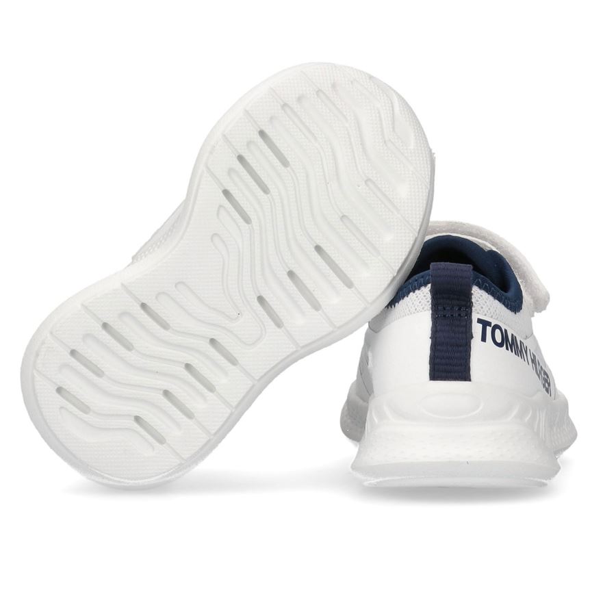Sneakers inserti in rete con scritta laterale da bambini Tommy Hilfiger | T1B9338681756X336